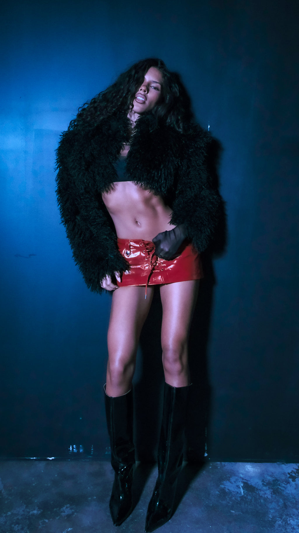 DANADA LEATHER SKIRT