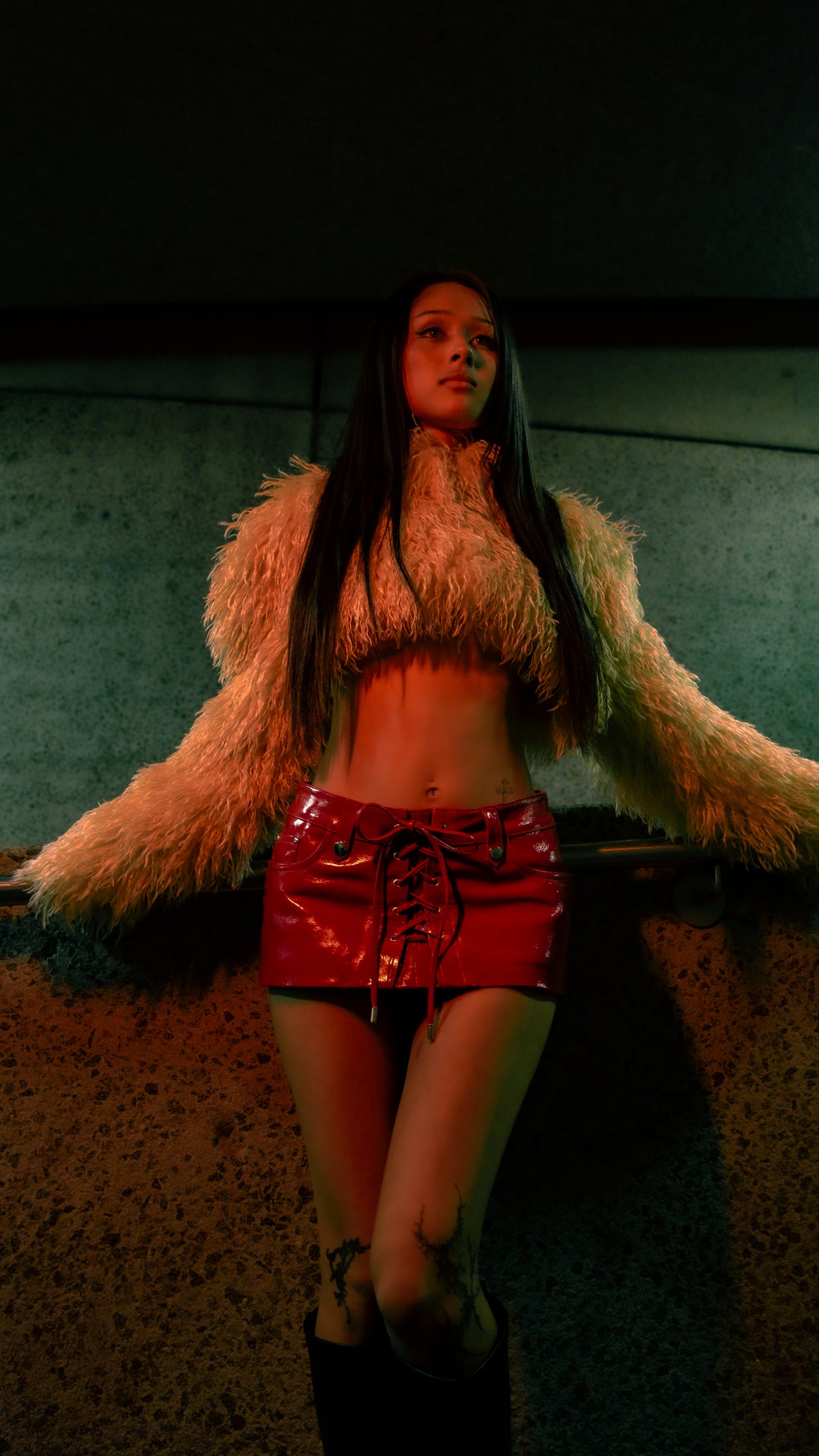 DANADA LEATHER SKIRT