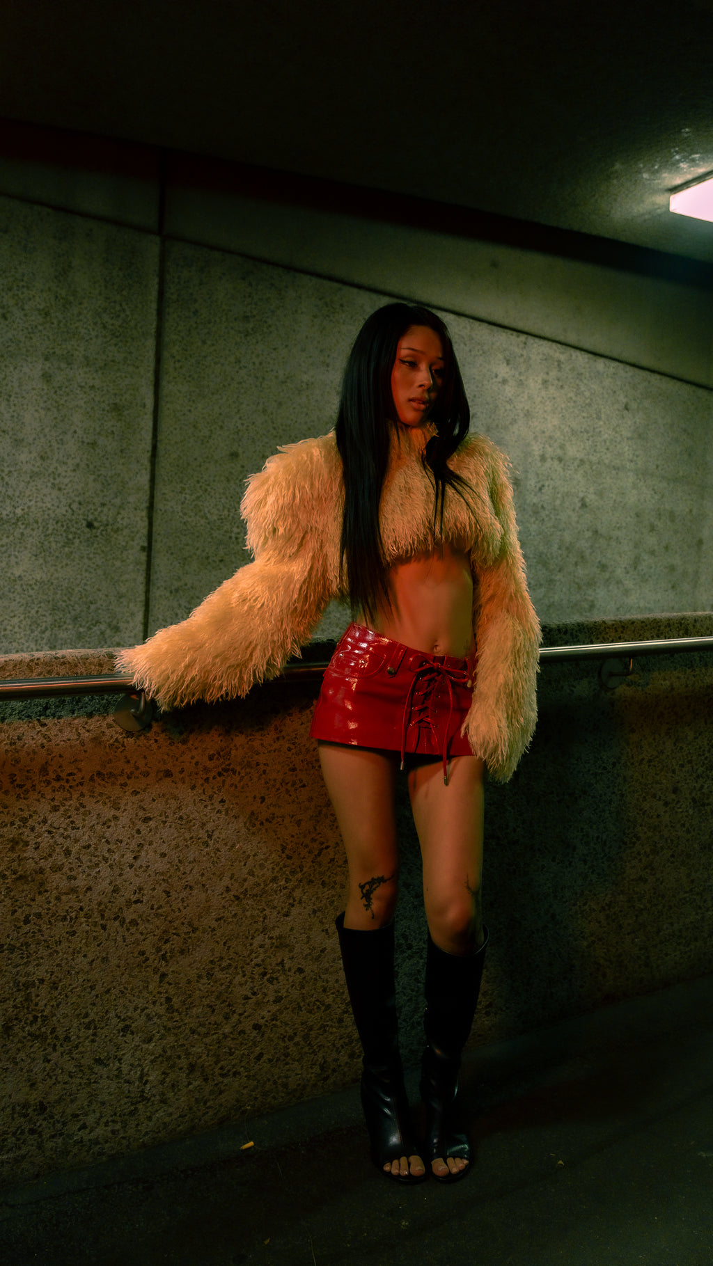 DANADA LEATHER SKIRT